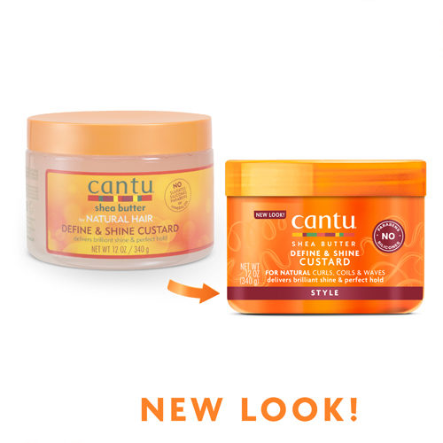 Cantu Shea Butter Natural Hair Define & Shine Custard 340g
