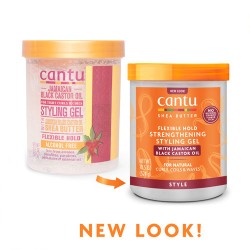 Cantu Shea Butter Natural Hair Jamaican Black Castor Oil Styling Gel 524gr