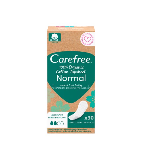 Carefree Organic Normal Daily Panty Liners 30 units