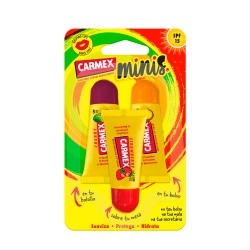 Carmex Minis Moisturising Lip Balm SPF15 3x5g