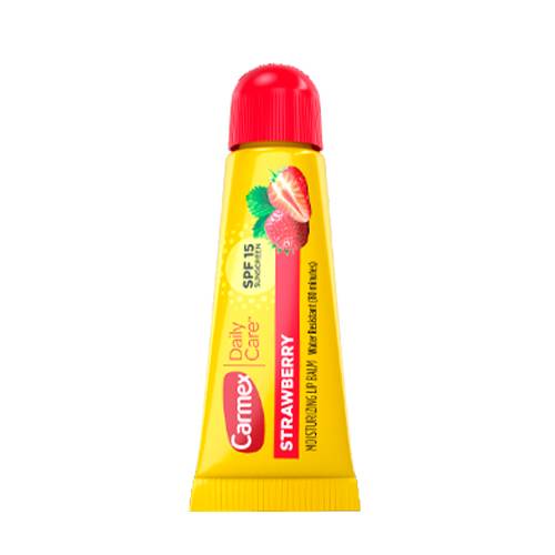 Carmex Moisturizing Lip Balm Strawberry Tube SPF15 10g