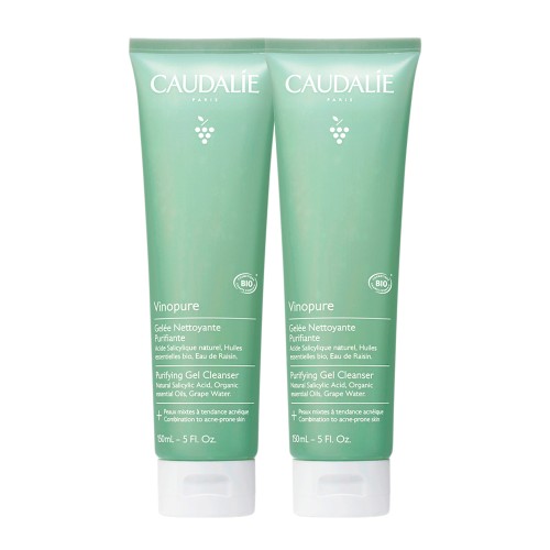 Caudalie Vinopure Purifying Cleansing Gel 2x150ml