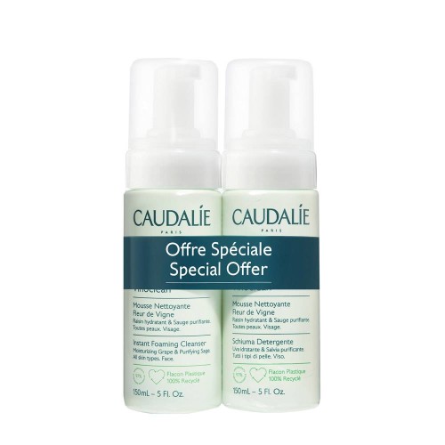 Caudalie Vinoclean Cleaning Foam 2x150ml Special Price
