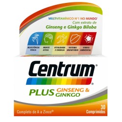 Centrum Plus Ginseng Ginkgo 30 Tablets
