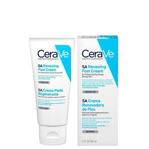 CeraVe SA Smoothing Foot Renewal Cream 88ml