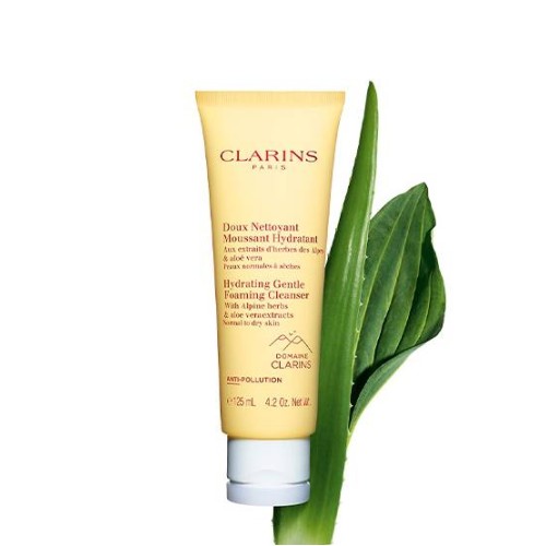 Clarins Doux Nettoyant Moussant Hydratant Normal to Dry Skin 125ml