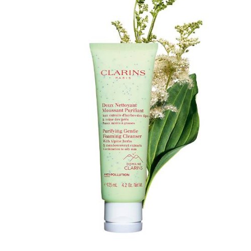 Clarins Doux Nettoyant Moussant Purifiant Combination to Oily Skin 125ml