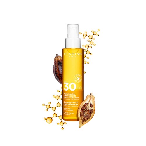 Clarins Glowing Sun Oil High Protection SPF30 150ml