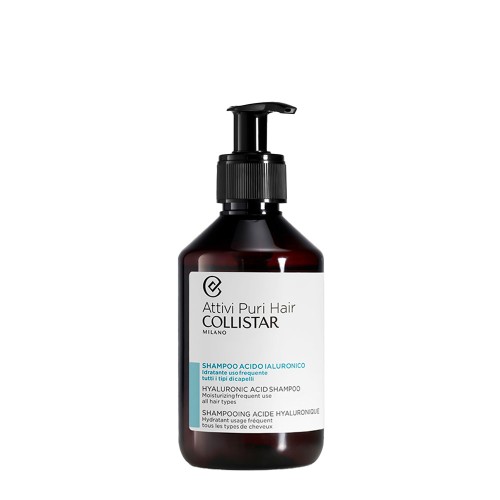 Collistar Attivi Puri Hair Moisturizing Hyaluronic Acid Shampoo 250ml