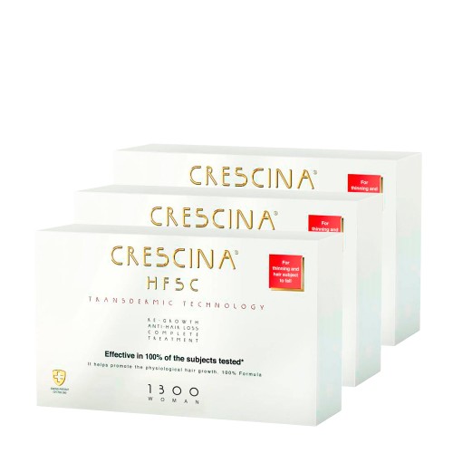 Crescina Transdermic HFSC Complete Treatment 1300 Woman 60x3.5ml