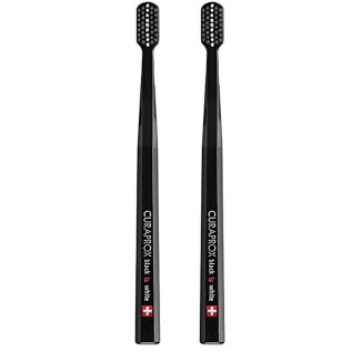 Curaprox Black Is White Duo Black Toothbrushes
