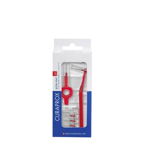 Curaprox Prime Start Interdental Brushes with Cable 07 Red