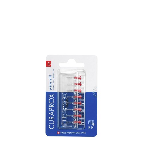 Curaprox Prime Interdental Brush Refills 07 Red
