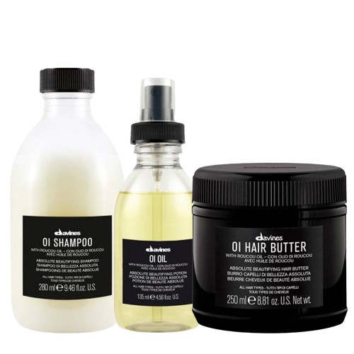 Davines OI Pack Nutrition and Intense Shine