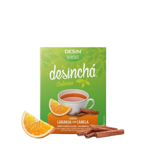 Desinchá Infusion with Orange and Cinnamon Flavor 10 sachets