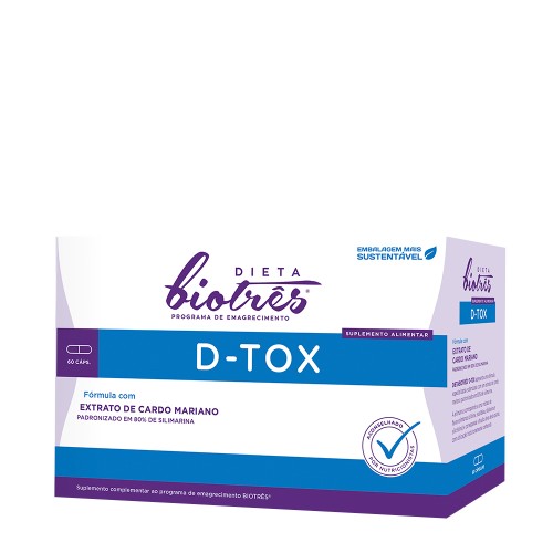 Biotrês D-Tox Diet 60 capsules