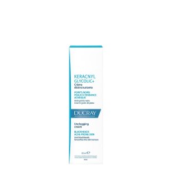 Ducray Keracnyl Glycolic + descaling cream, eliminates black spots and pimples from 48 hours 30 ml