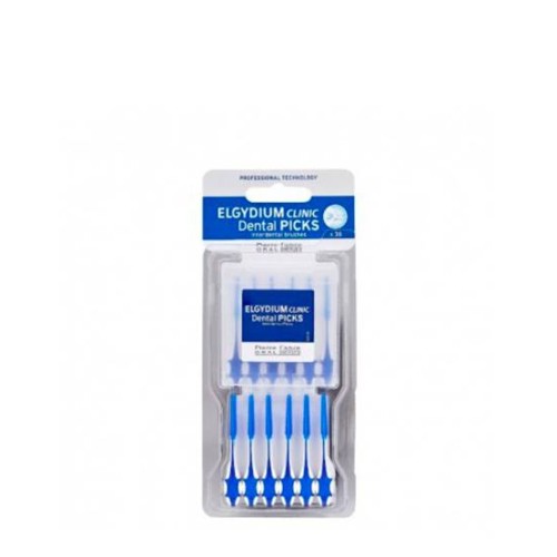 Elgydium Clinic Dental Picks Sticks Interdental Cleaning 36un