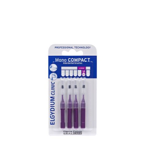 Elgydium Clinic Mono Compact Interdental Brush Purple (ISO 5) 4un