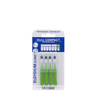 Elgydium Clinic Mono Compact Green Interdental Brush (ISO 6) 4un
