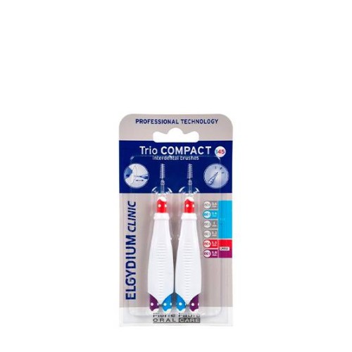 Elgydium Clinic Trio Compact Interdental Brush (ISO 1/4/5) 2un