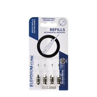 Elgydium Black Replacement Interdental Brushes 4 Units