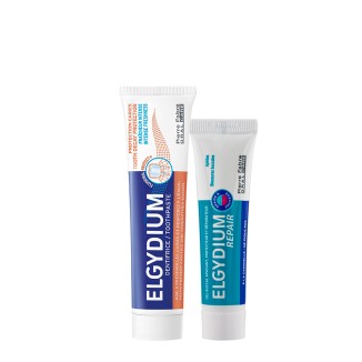 Elgydium Injury Protection Gel 15ml + Toothpaste Cavity Prevention 75ml Pack