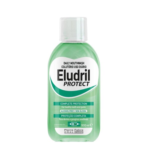 Eludril Protect Bacterial Plaque and Gums Mouthwash 500ml