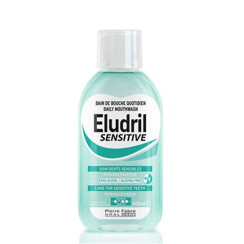 Eludril Sensitive Daily Mouthwash Sensitive Teeth 500ml