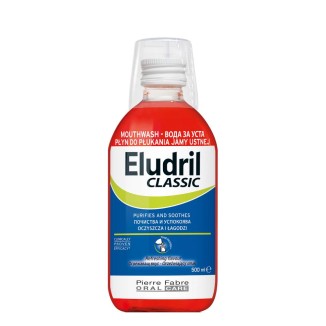 Eludril Classic Mouthwash Double Purifying and Soothing Action 500ml