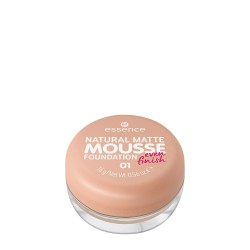 Essence Natural Matte Mousse Foundation 01 Matt Sand