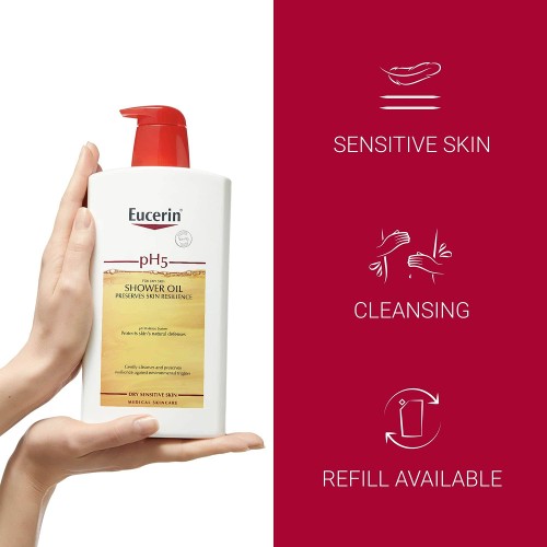 Eucerin pH5 Shower Oil Very Dry Sensitive Skin 1000ml