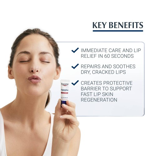 Eucerin Aquaphor Repair Ointment Dry Cracked Lips 10ml