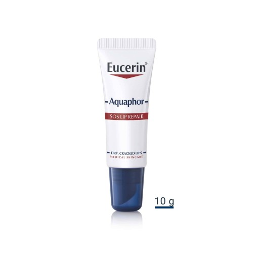 Eucerin Aquaphor Repair Ointment Dry Cracked Lips 10ml