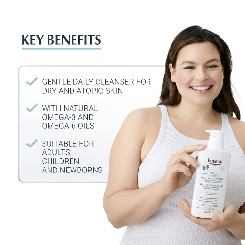 Eucerin AtopiControl Bath Oil Dry Irritable Skin 400ml