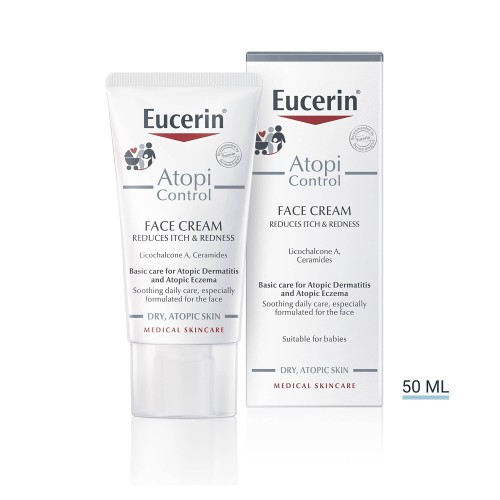 Eucerin AtopiControl Face Cream Dry Irritable Skin 50ml