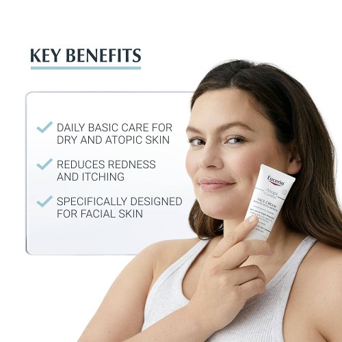 Eucerin AtopiControl Face Cream Dry Irritable Skin 50ml