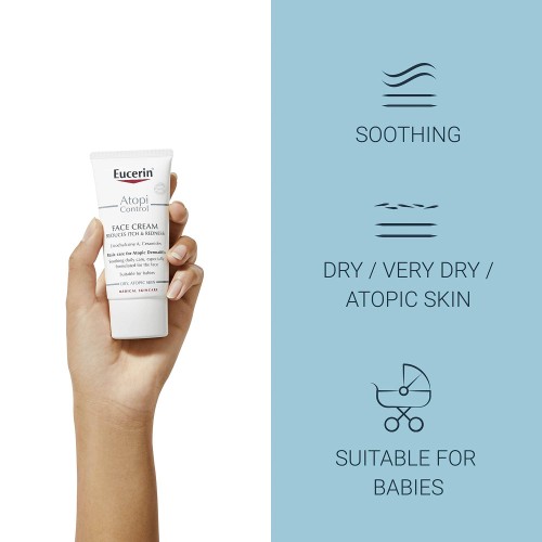 Eucerin AtopiControl Face Cream Dry Irritable Skin 50ml