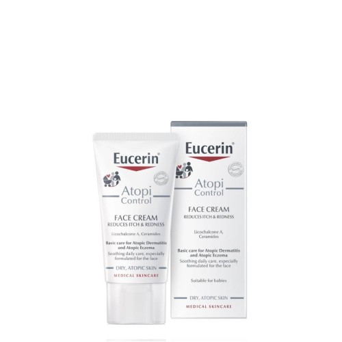 Eucerin AtopiControl Face Cream Dry Irritable Skin 50ml