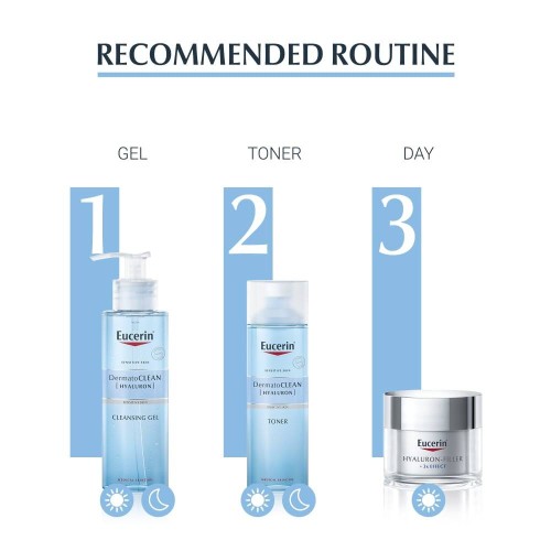 Eucerin DermatoCLEAN [Hyaluron] Cleansing Gel Sensitive Skin 200ml