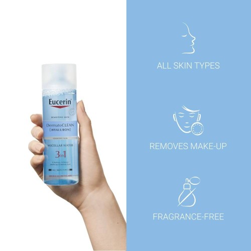 Eucerin DermatoCLEAN [Hyaluron] Micellar Water 3 in 1 Sensitive Skin 400ml