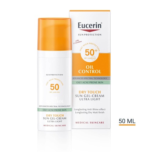 Eucerin Oil Control Cream-Gel Dry Touch SPF50+ 50ml