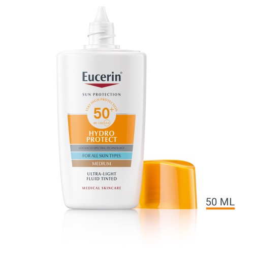 Eucerin Sun Hydro Protect Medium Tint Sunscreen SPF50+ 50ml
