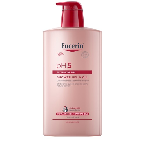 Eucerin pH5 Shower Gel and Oil 1000ml