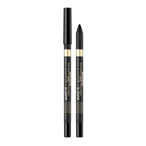 Eveline Variété Gel Waterproof Eye Pencil 01 Pure Black
