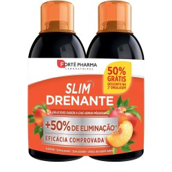 Forté Pharma Slim Draining Peach 500ml Duo Pack