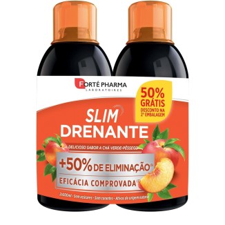 Forté Pharma Slim Draining Peach 500ml Duo Pack