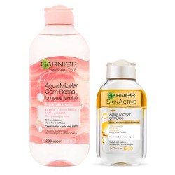 Garnier Pack Home & Micellar Water Travel Luminous Skin + Sensitive Skin