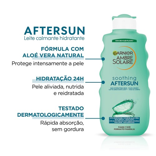 Garnier Ambre Solaire Milk After Sun Aloe Vera 400ml
