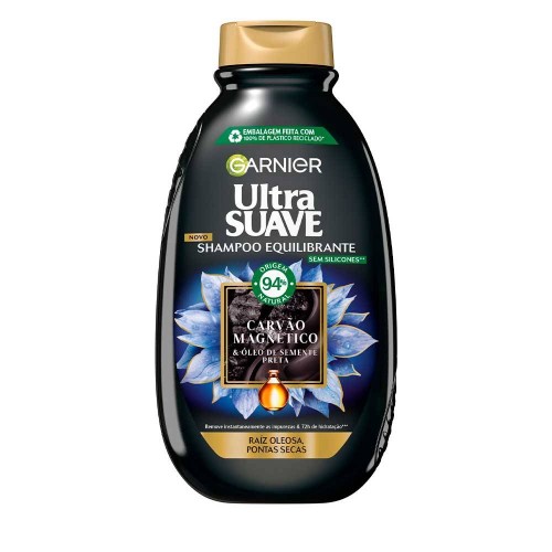 Garnier Ultra Gentle Charcoal Shampoo 400ml